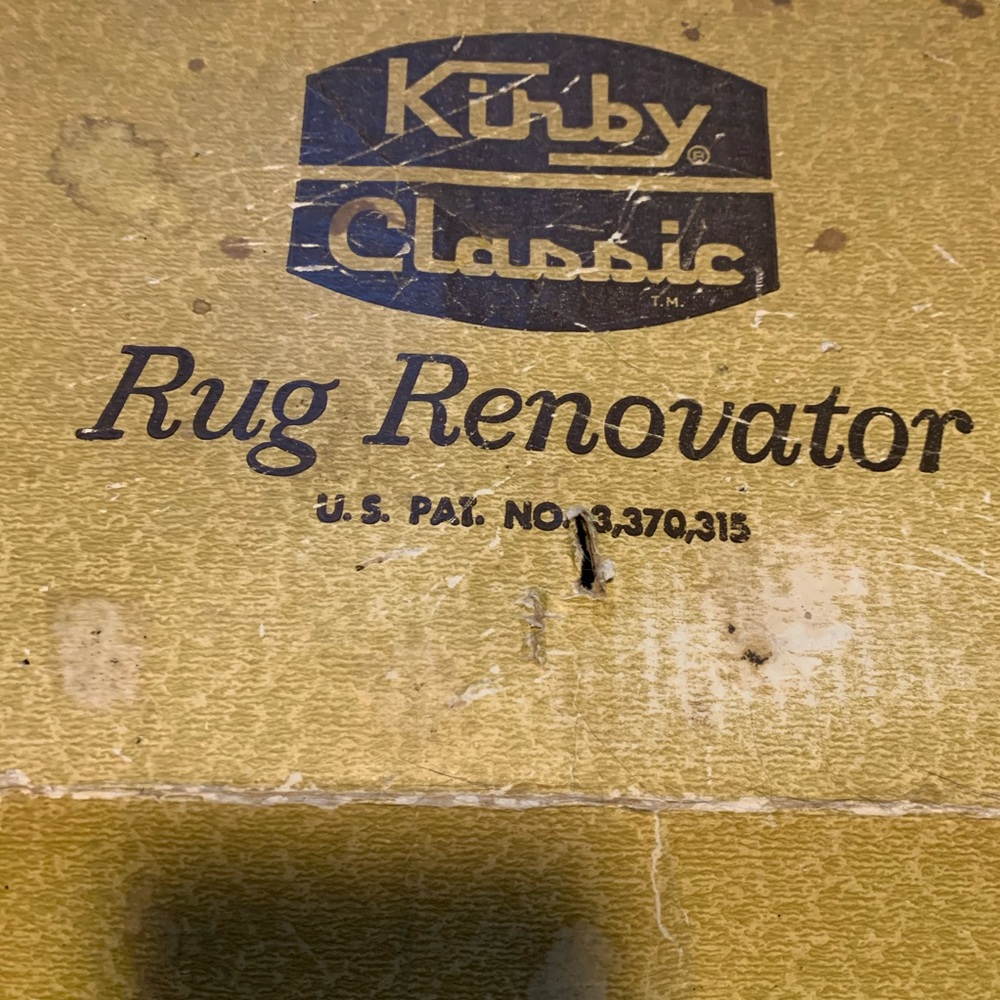1970s KIRBY Rug Renovator Kit NEEDS NEW BELT